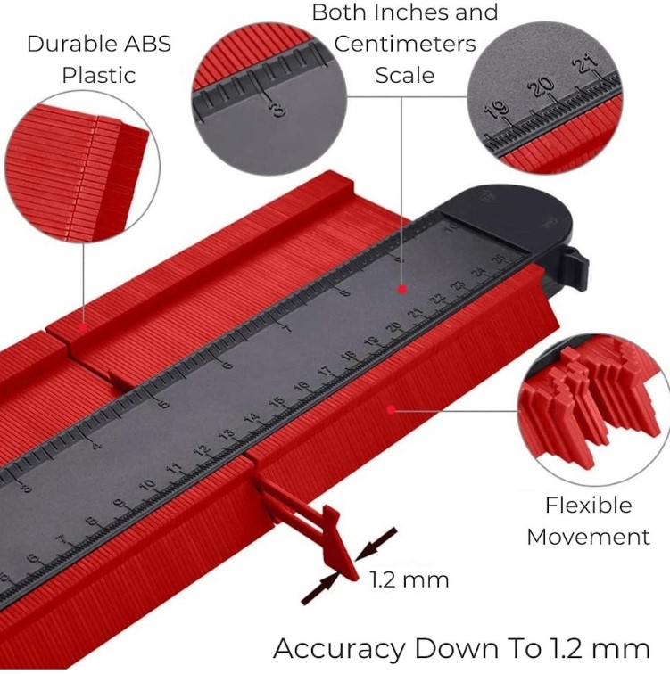 10" Corner Marking Tool – Heavy Duty 90°/45° Angle Layout Gauge for Welding, Carpentry & Fabrication | Aluminum/Steel Body, Precision Ruler Edges | UAE Workshop & Construction Pro Tool 